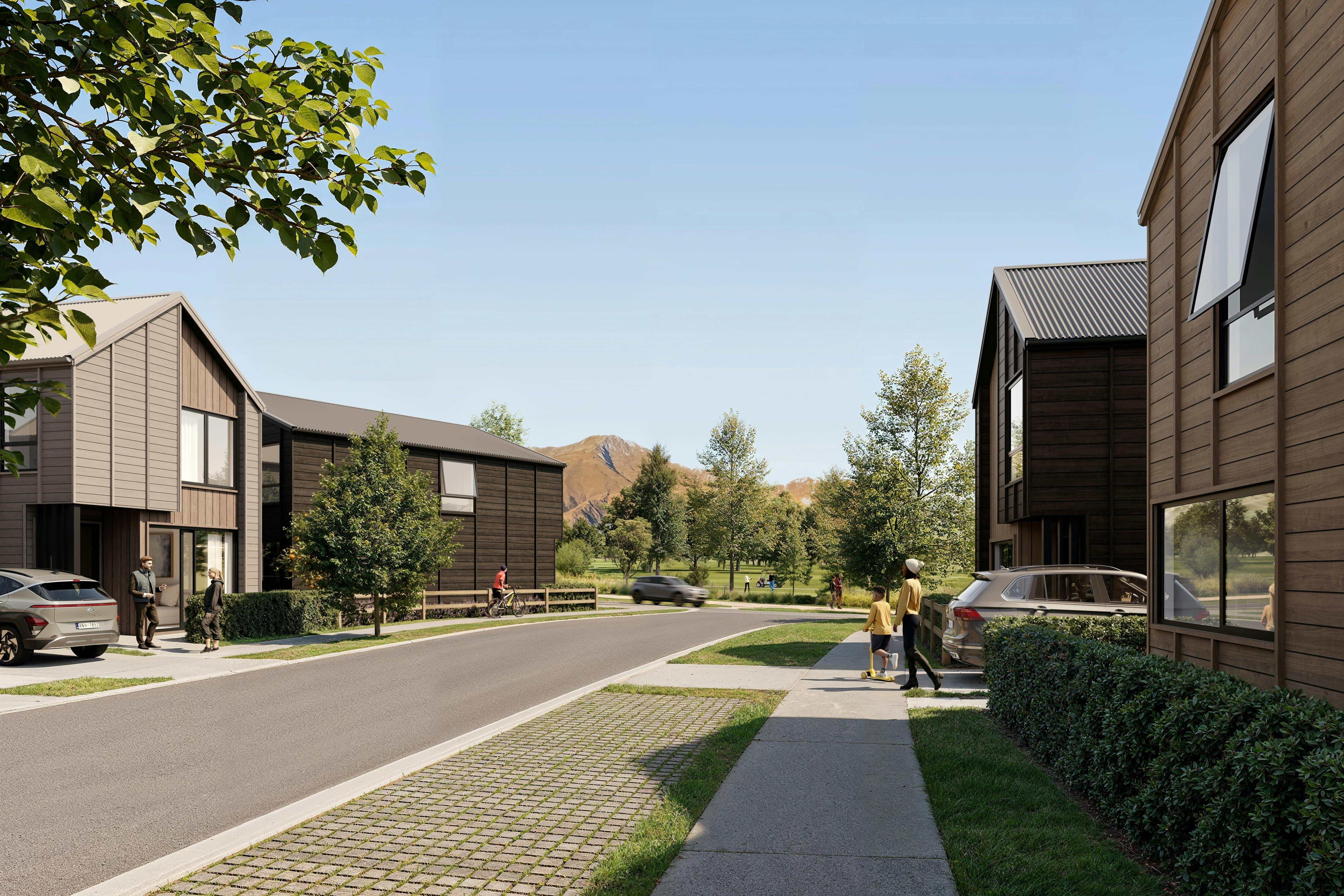 Fairway Villas Ext Streetscape Golf Course Draft02