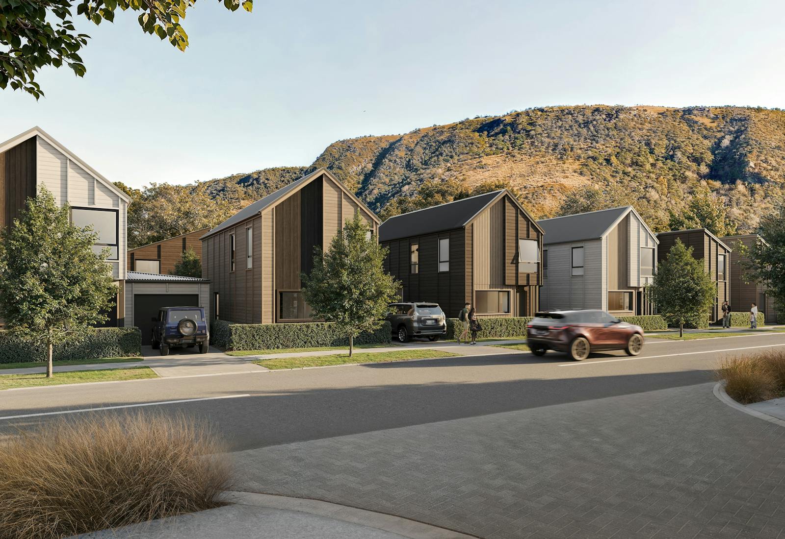 Three-bedroom Fairway Villa exterior at The Links Wānaka