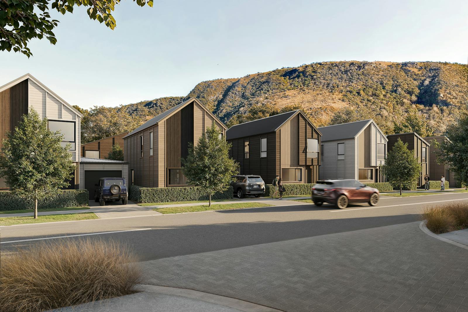 Three-bedroom Fairway Villa exterior at The Links Wānaka